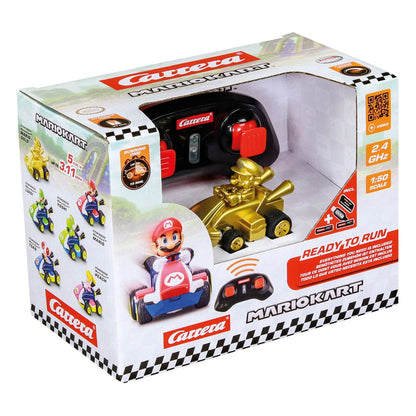 Super Mario Kart RC Ferngesteuertes Auto 1/50 2,4GHz Mini Mario Gold Image 11