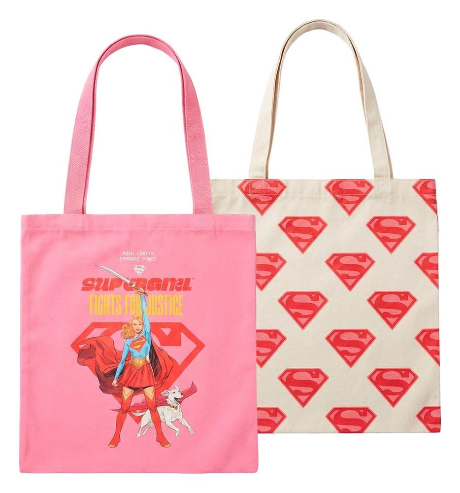 DC Comics Tragetaschen 2er-Pack Superman Supergirl Image