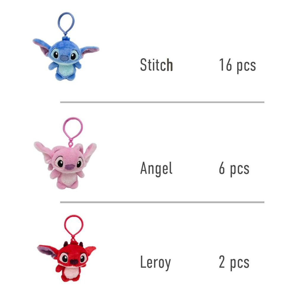 Lilo & Stitch Plüsch-Schlüsselanhänger 12 cm Sortiment (24) Image 2