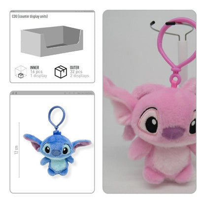 Lilo & Stitch Plüsch-Schlüsselanhänger 12 cm Sortiment (24) Image 3