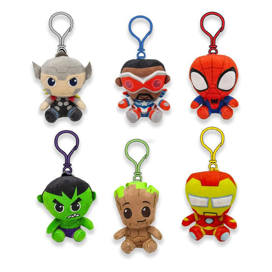 Marvel Plüsch-Schlüsselanhänger 12 cm Sortiment (24) Image 1