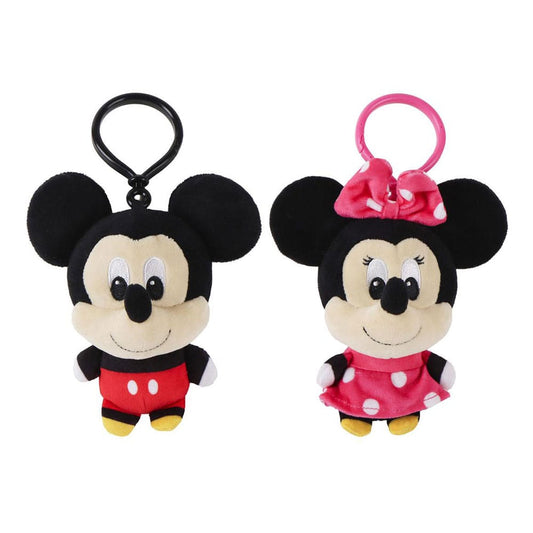 Disney Plüsch-Schlüsselanhänger Minnie & Mickey 12 cm Sortiment (24) Image 1