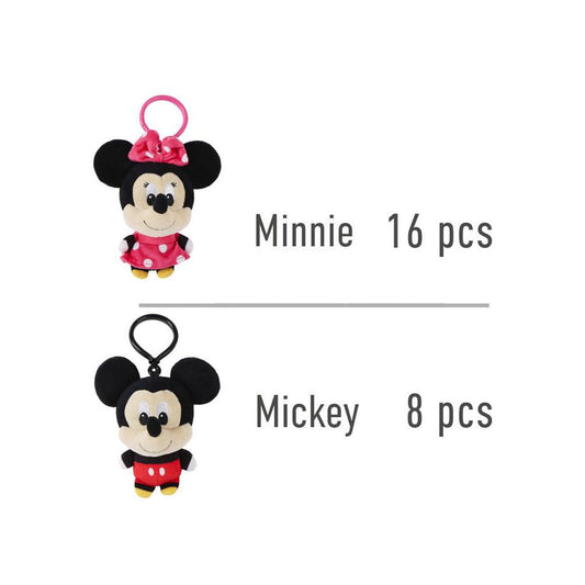 Disney Plüsch-Schlüsselanhänger Minnie & Mickey 12 cm Sortiment (24) Image 2