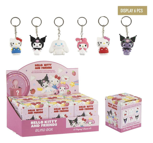 Sanrio Hello Kitty Schlüsselanhänger Blind Box Display (6) Image
