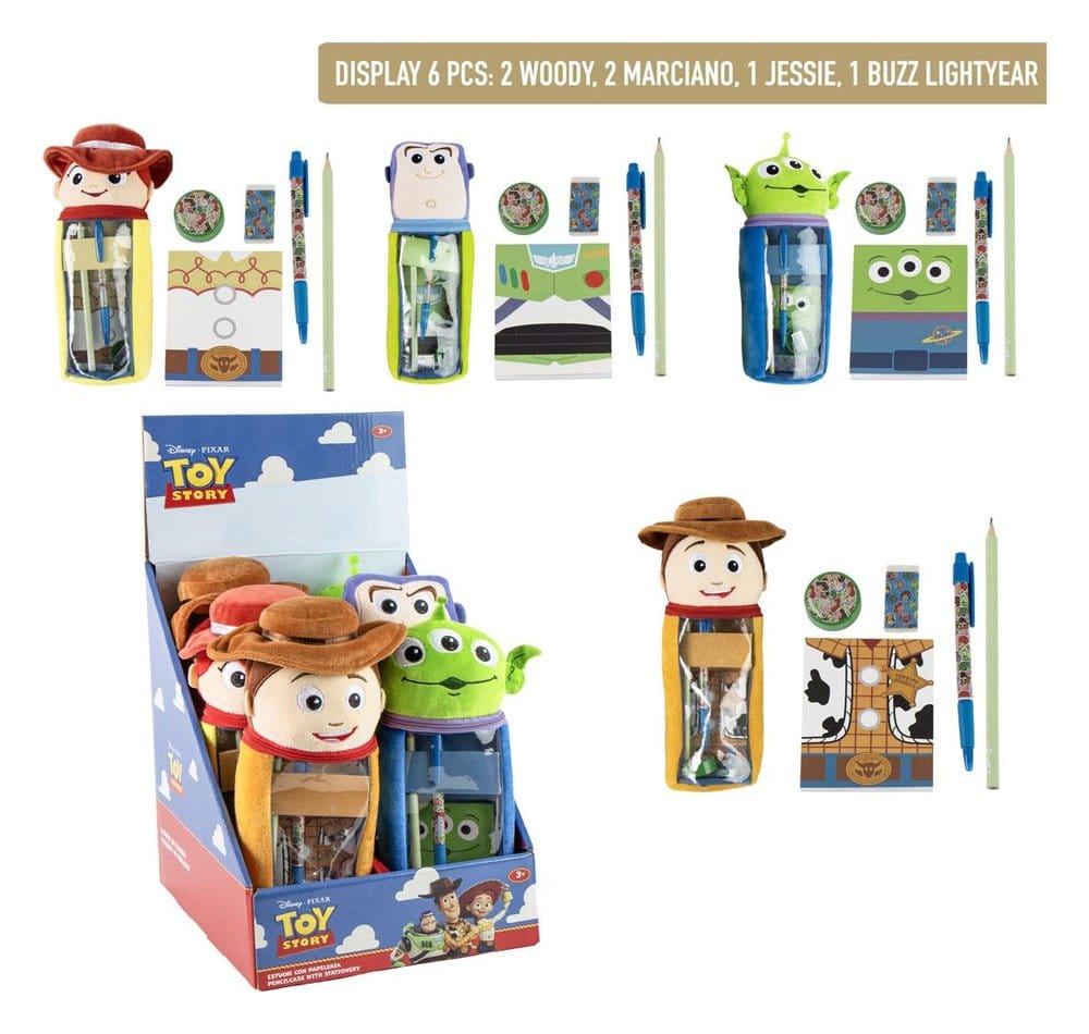 Disney Plüsch-Federmäppchen mit Zubehör Toy Story Display (6) Image