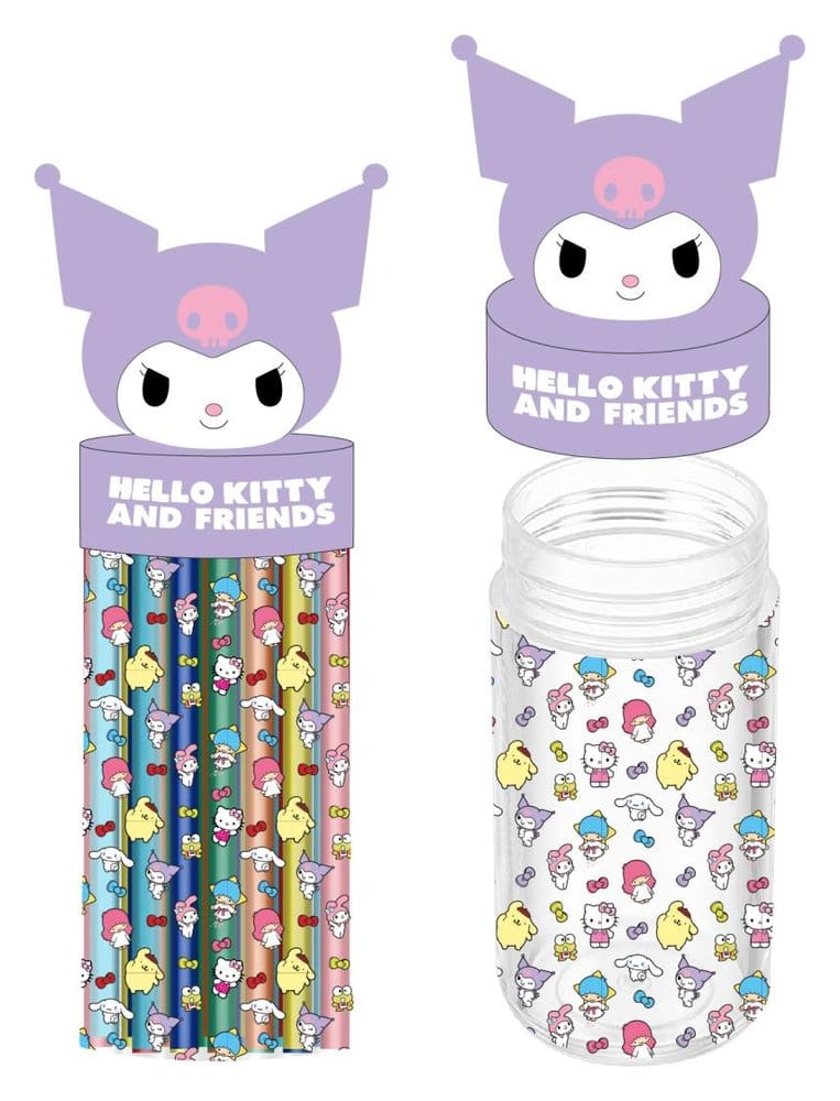 Sanrio Stiftebox mit Zubehör Kuromi Image