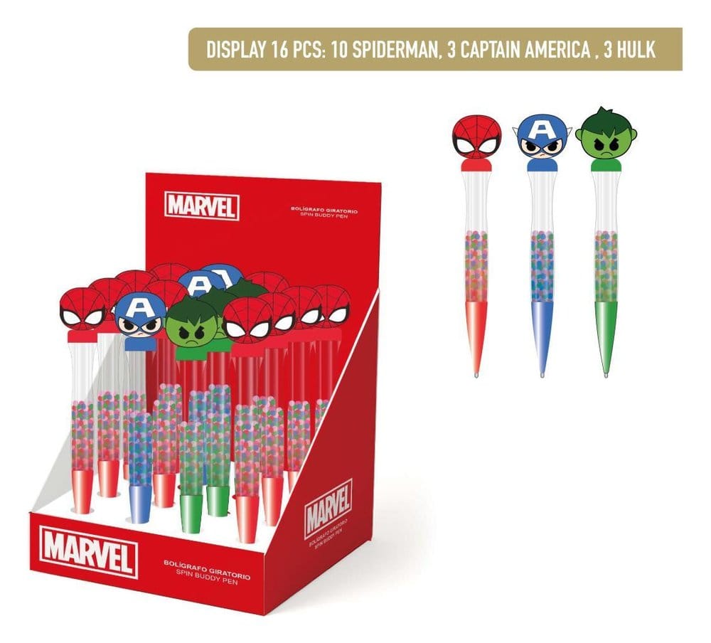 Marvel Kugelschreiber Rotary Display (16) Image