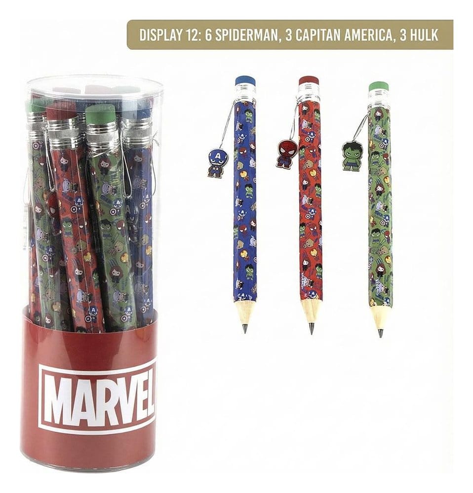 Marvel Große Bleistifte Display (12) Image