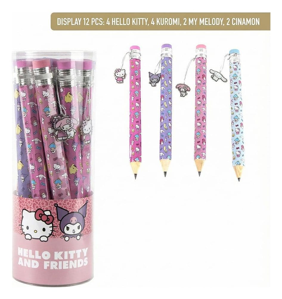 Sanrio Große Bleistifte Hello Kitty Display (12) Image