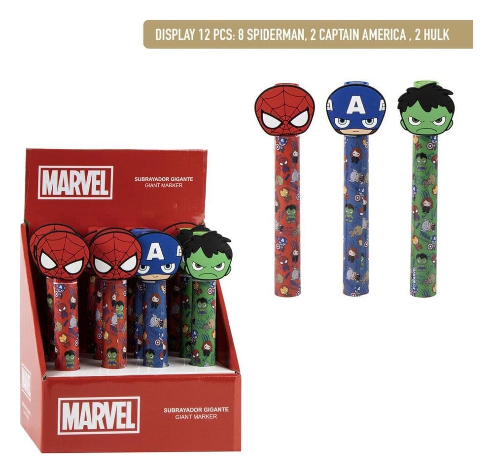 Marvel Textmarker Grande Display (12) Image