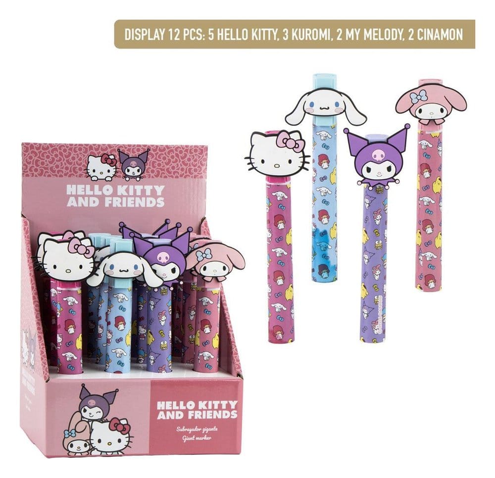 Sanrio Textmarker Grande Hello Kitty Display (12) Image