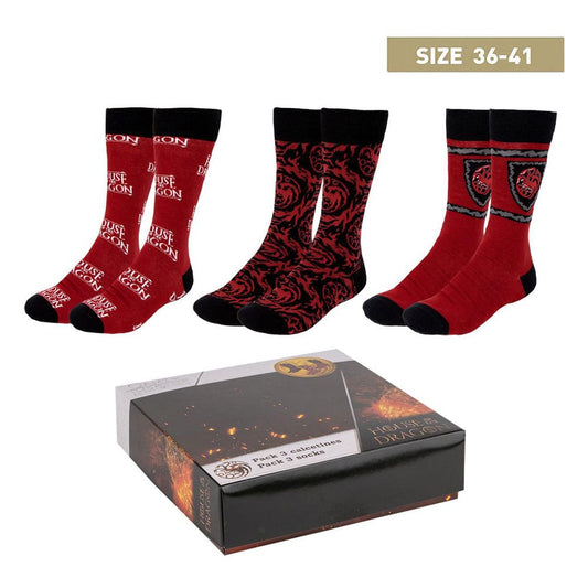 House of the Dragon Socken 3er-Pack 36-41 Image