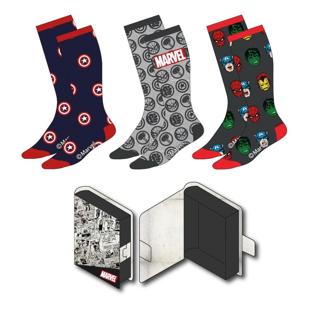 Marvel Socken 3er-Pack 38-45 Image