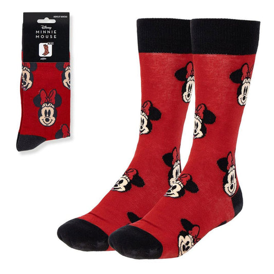 Disney Socken Minnie Face Red 36-43 Image