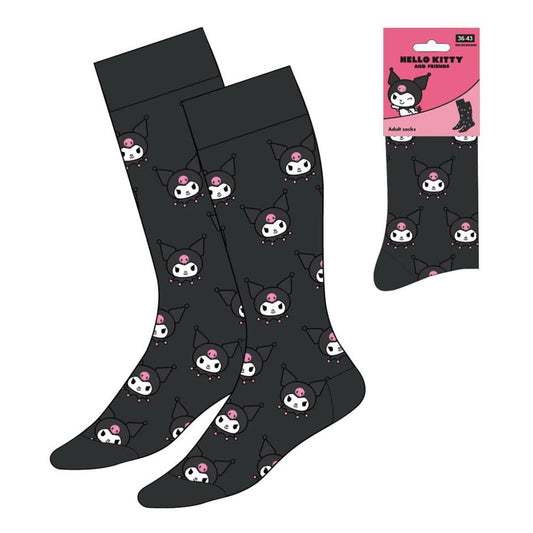 Sanrio Socken Kuromi Face 36-43 Image