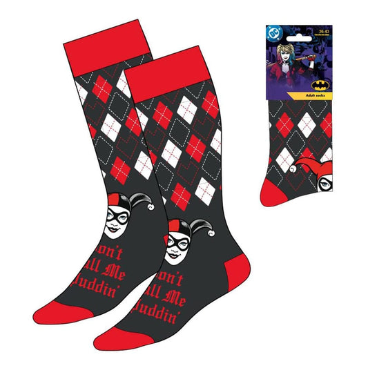 DC Comics Socken Harley Quinn Don´t Call Me Puddin 36-43 Image