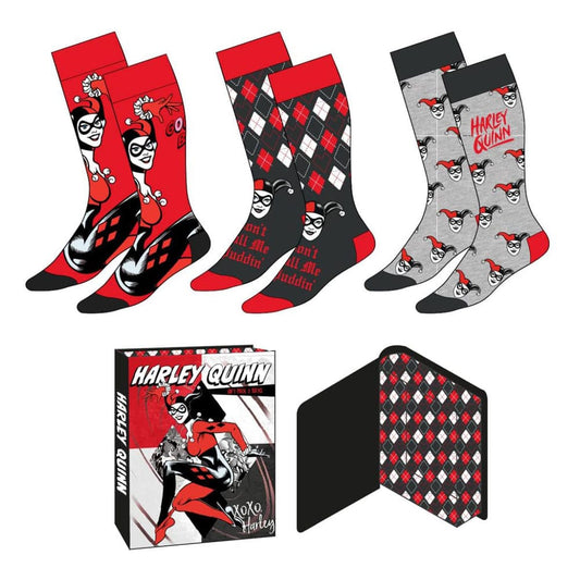 DC Comics Socken 3er-Pack Harley Quinn 36-43 Image