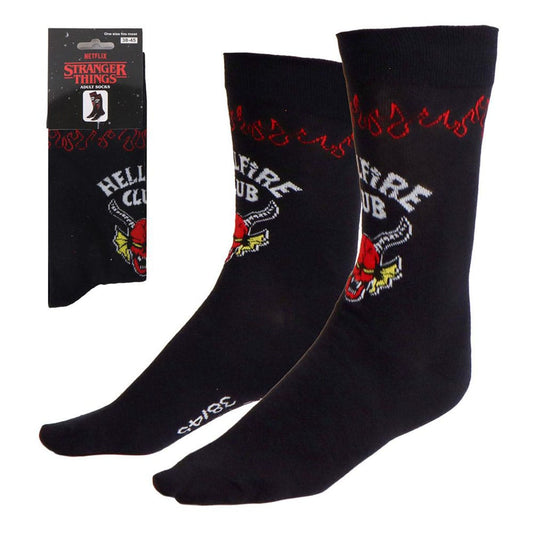 Stranger Things Socken Hellfire Club Black 38-45 Image 2