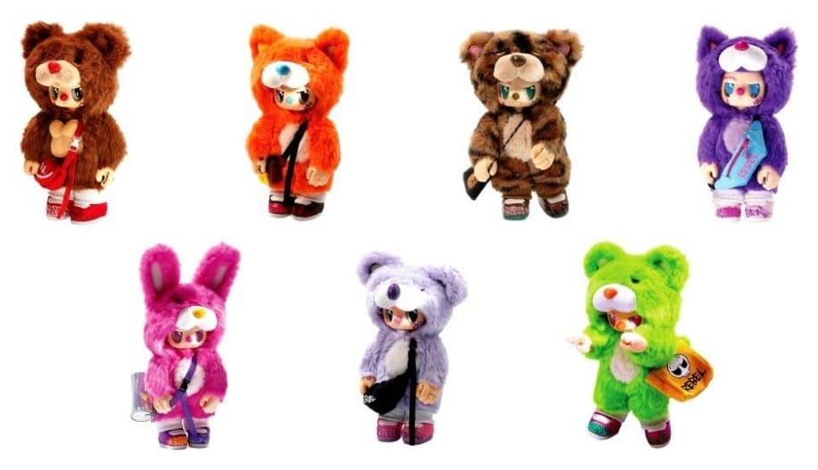Rebel Bears Actionfiguren Plüsch Blind Box Movable Series Display 18 cm (6) Image 1