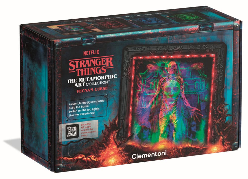 Stranger Things Metamorphic Art Collection Puzzle mit Leucht-Effekt Vecna (520 Teile) Image 2