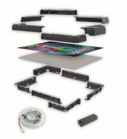 Stranger Things Metamorphic Art Collection Puzzle mit Leucht-Effekt Vecna (520 Teile) Image 7