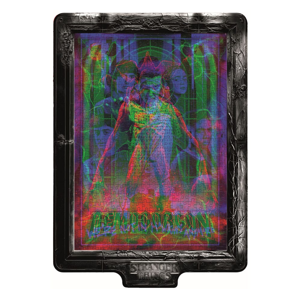 Stranger Things Metamorphic Art Collection Puzzle mit Leucht-Effekt Demogorgon (520 Teile) Image 1