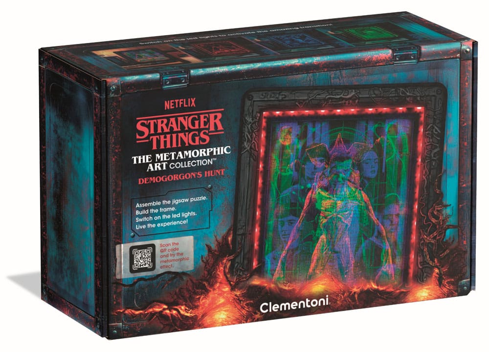 Stranger Things Metamorphic Art Collection Puzzle mit Leucht-Effekt Demogorgon (520 Teile) Image 2