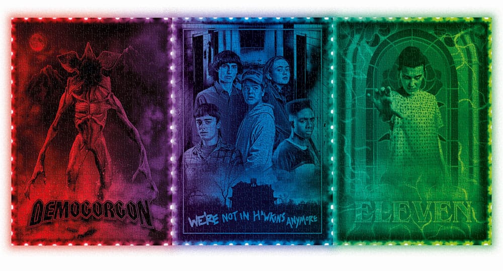 Stranger Things Metamorphic Art Collection Puzzle mit Leucht-Effekt Demogorgon (520 Teile) Image 5