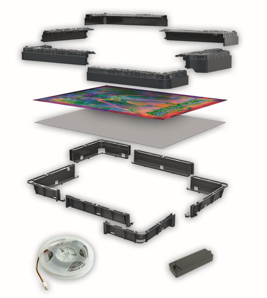 Stranger Things Metamorphic Art Collection Puzzle mit Leucht-Effekt Demogorgon (520 Teile) Image 7