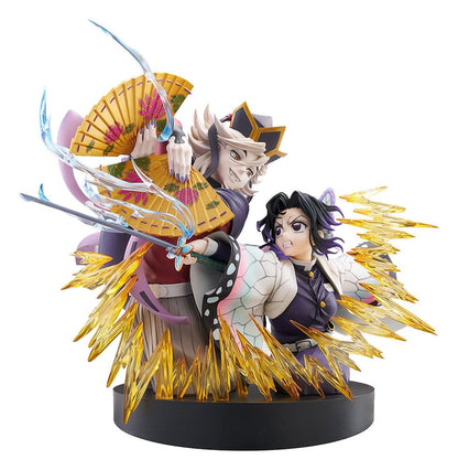 Demon Slayer: Kimetsu no Yaiba PVC Figuren 2er-Pack Shinobu Kocho & Doma 18 cm Image 1