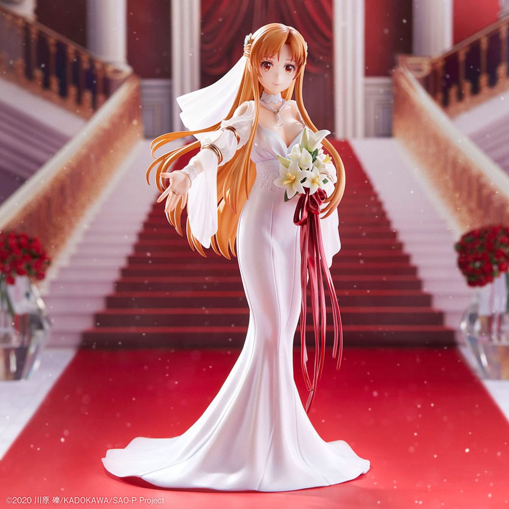 Sword Art Online PVC Statue 1/7 Asuna Wedding Ver. 25 cm Image 2