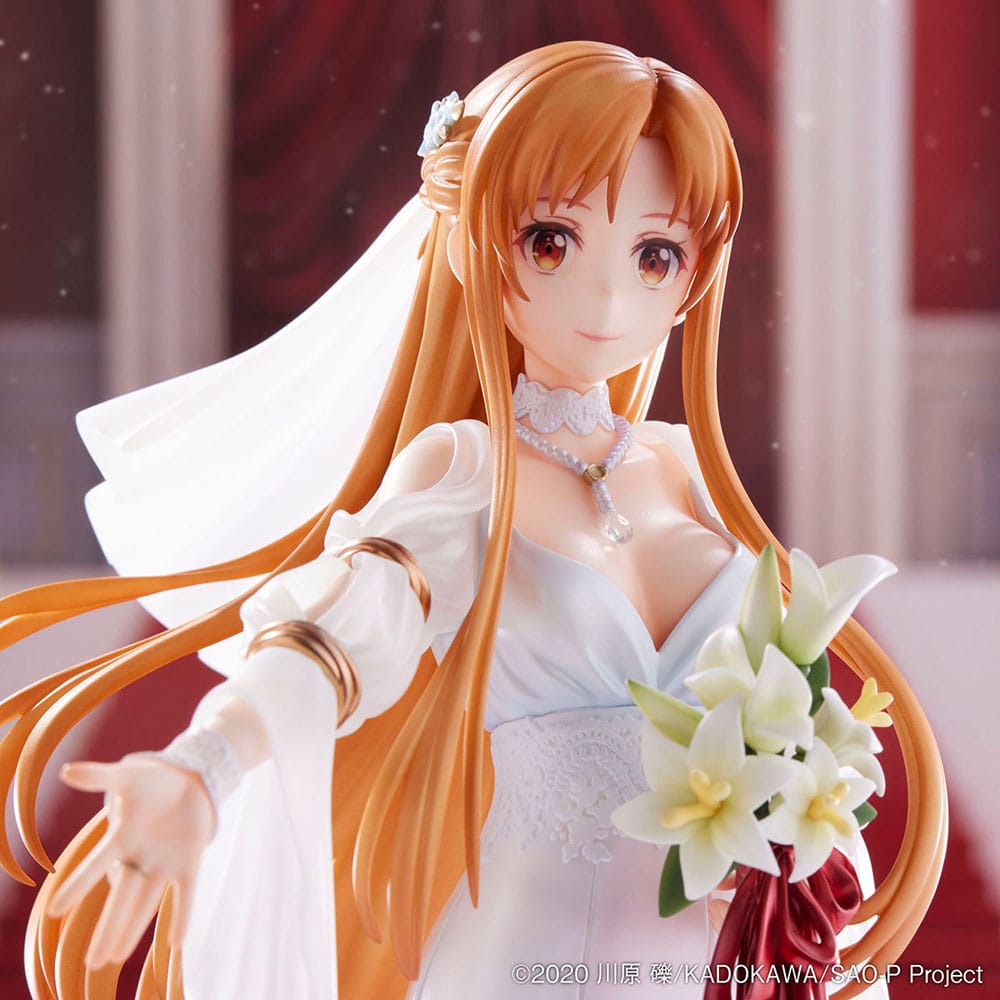 Sword Art Online PVC Statue 1/7 Asuna Wedding Ver. 25 cm Image 3