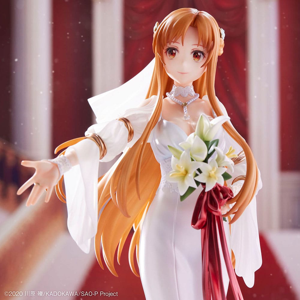 Sword Art Online PVC Statue 1/7 Asuna Wedding Ver. 25 cm Image 4
