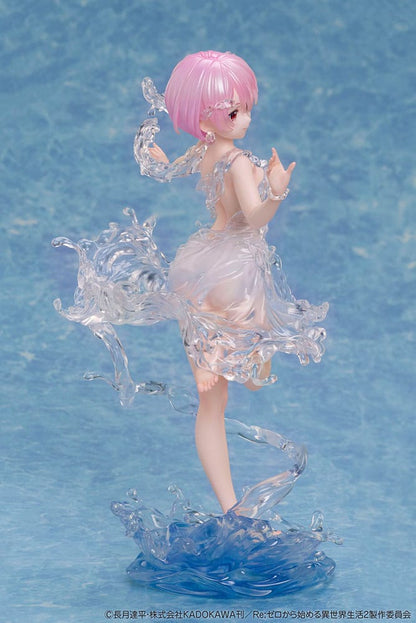 Re:Zero Starting Life in Another World PVC Statue 1/7 Ram Aqua Dress 23 cm Image 4