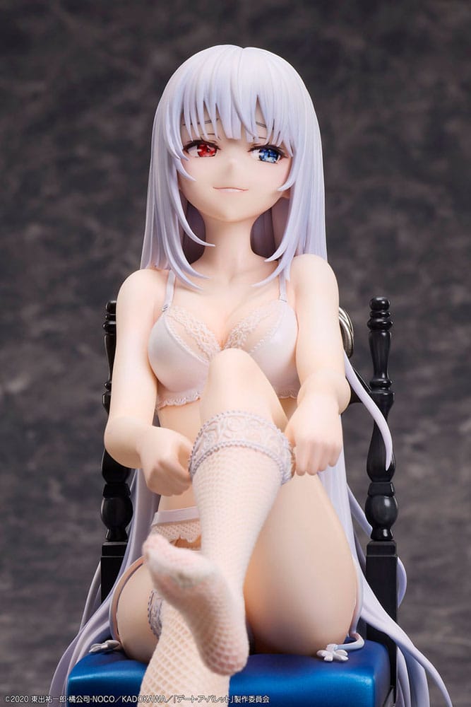 Date a Bullet PVC Statue 1/7 White Queen 17 cm Image 6