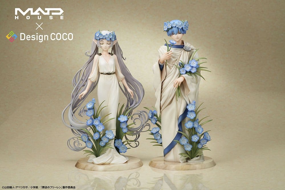Frieren: Beyond Journey's End PVC Figuren 2er-Pack Frieren & Himmel Art Nouveau Style Image 2
