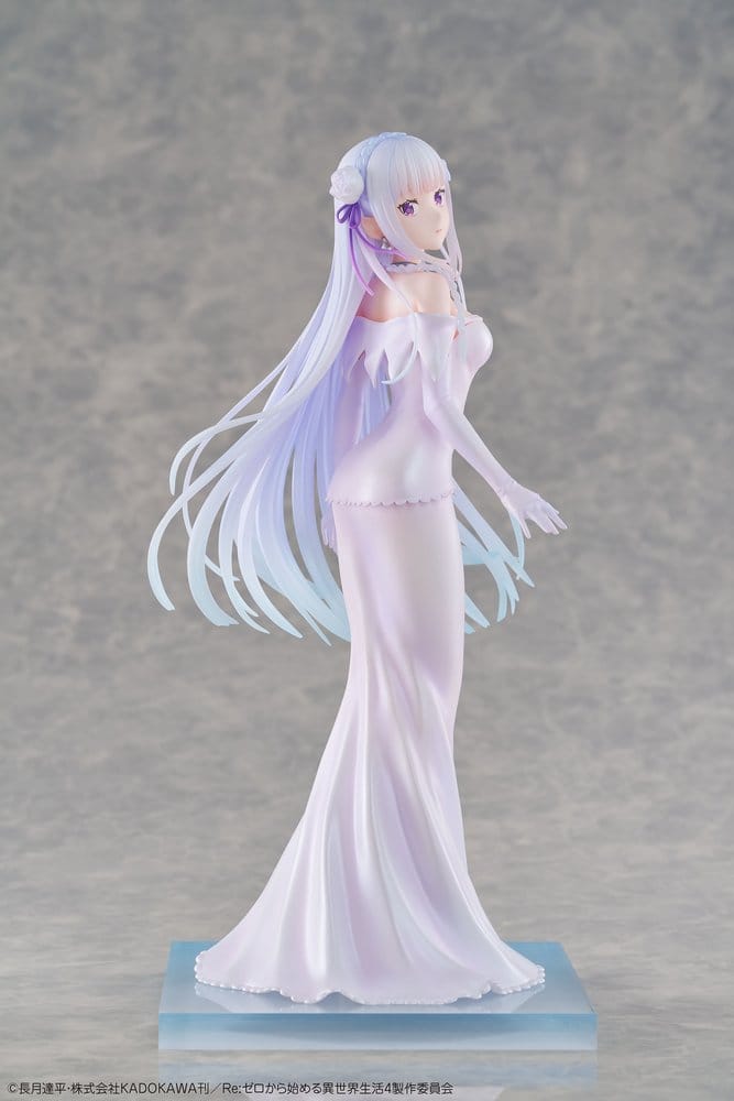 Re:ZERO -Starting Life in Another World- PVC Figur 1/7 Emilia Wedding dress Ver. 24 cm Image 2