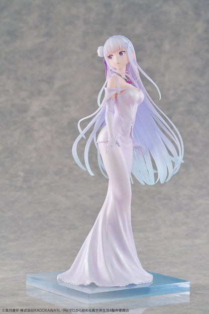 Re:ZERO -Starting Life in Another World- PVC Figur 1/7 Emilia Wedding dress Ver. 24 cm Image 3