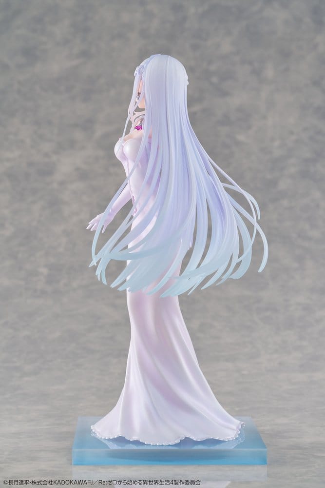 Re:ZERO -Starting Life in Another World- PVC Figur 1/7 Emilia Wedding dress Ver. 24 cm Image 4