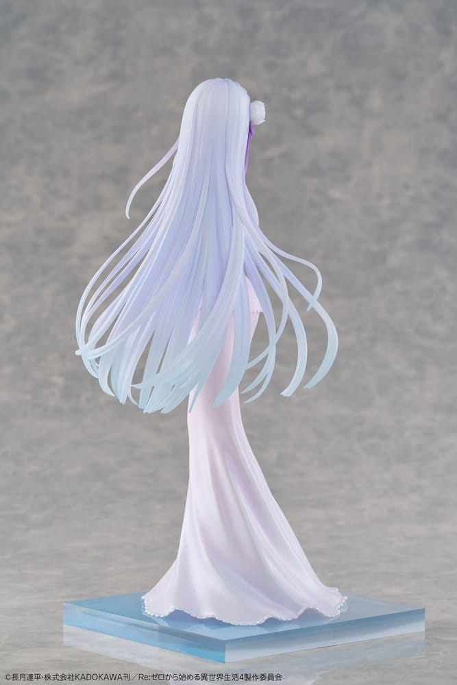 Re:ZERO -Starting Life in Another World- PVC Figur 1/7 Emilia Wedding dress Ver. 24 cm Image 5