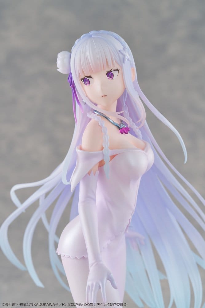 Re:ZERO -Starting Life in Another World- PVC Figur 1/7 Emilia Wedding dress Ver. 24 cm Image 7