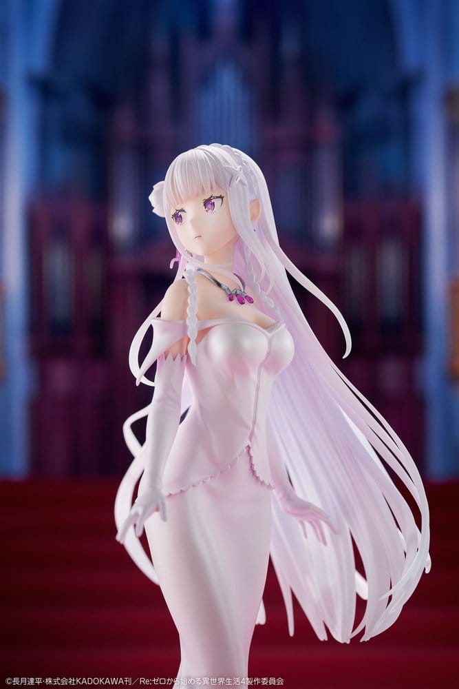 Re:ZERO -Starting Life in Another World- PVC Figur 1/7 Emilia Wedding dress Ver. 24 cm Image 12