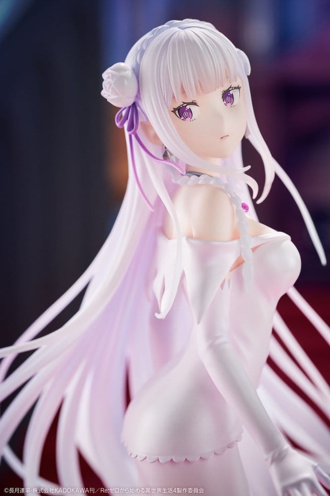 Re:ZERO -Starting Life in Another World- PVC Figur 1/7 Emilia Wedding dress Ver. 24 cm Image 13