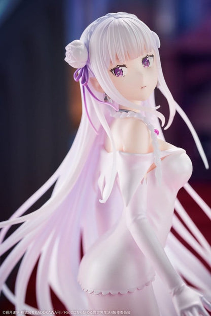 Re:ZERO -Starting Life in Another World- PVC Figur 1/7 Emilia Wedding dress Ver. 24 cm Image 13