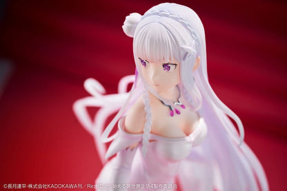 Re:ZERO -Starting Life in Another World- PVC Figur 1/7 Emilia Wedding dress Ver. 24 cm Image 16