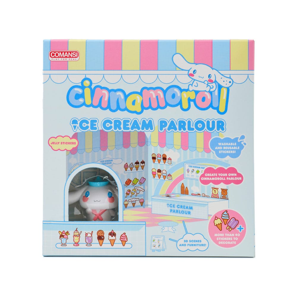 Hello Kitty and Friends Minifigur Sticker House Cinnamoroll Ice Cream Parlour Image 1