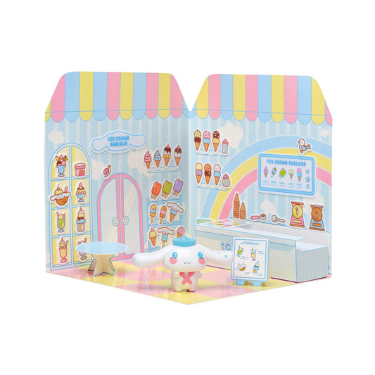 Hello Kitty and Friends Minifigur Sticker House Cinnamoroll Ice Cream Parlour Image 2