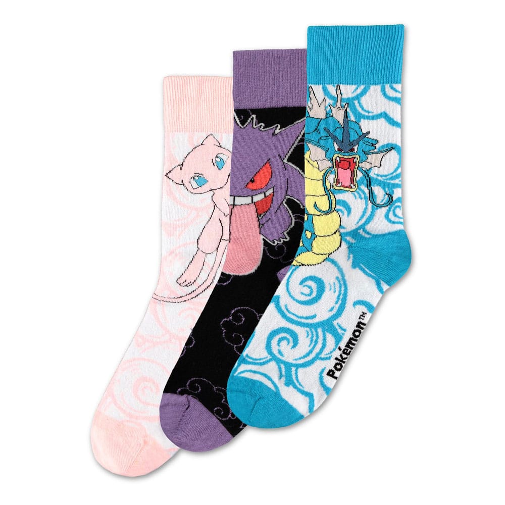 Pokémon Socken 3er-Pack Crew 39-42 Image 1