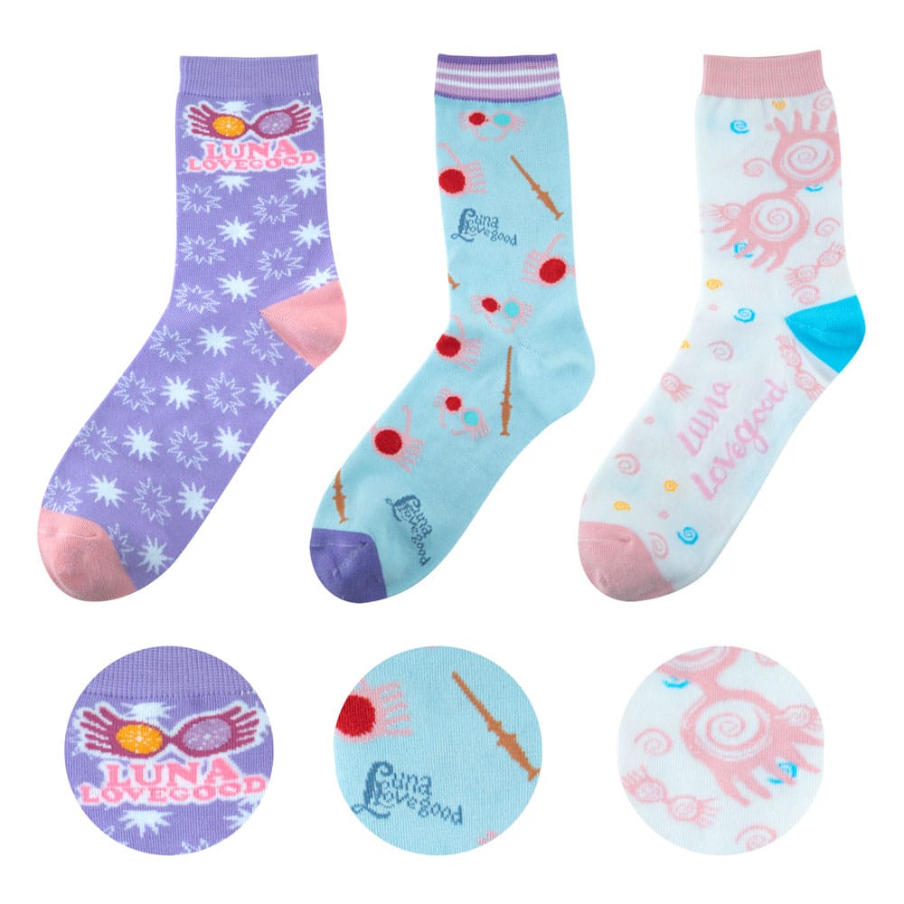 Harry Potter Socken 3er-Pack Luna Lovegood Image 1
