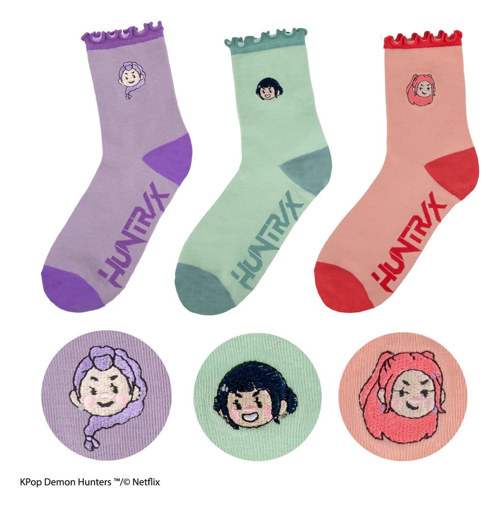 KPop Demon Hunters Socken-Set (3 Paar) HUNTR/X Image 1